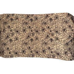 Witch Crafters Velvet Spiderweb Tablecloth Rectangle 102 X 60" Goth Halloween